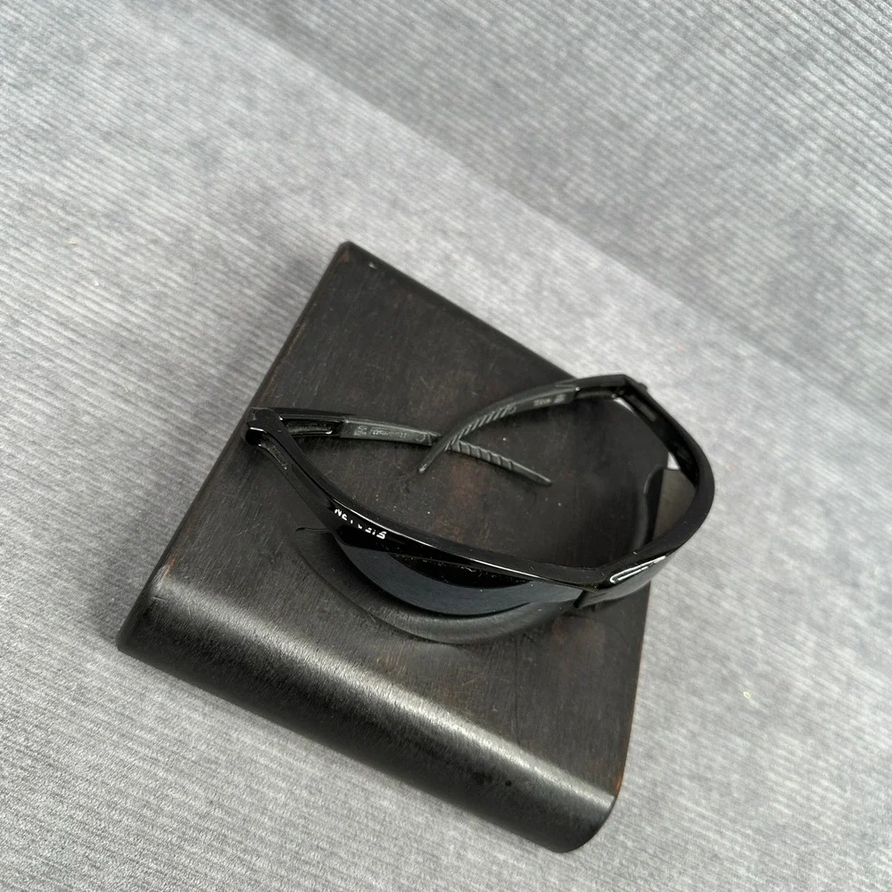 Genesis Z87+ Safety Sunglasses Black Wrap Around Frame Smoke Lens  Y2k